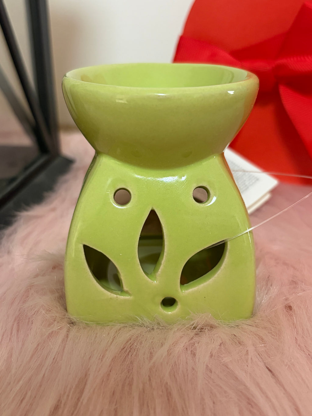 Brûleur motif vert pomme