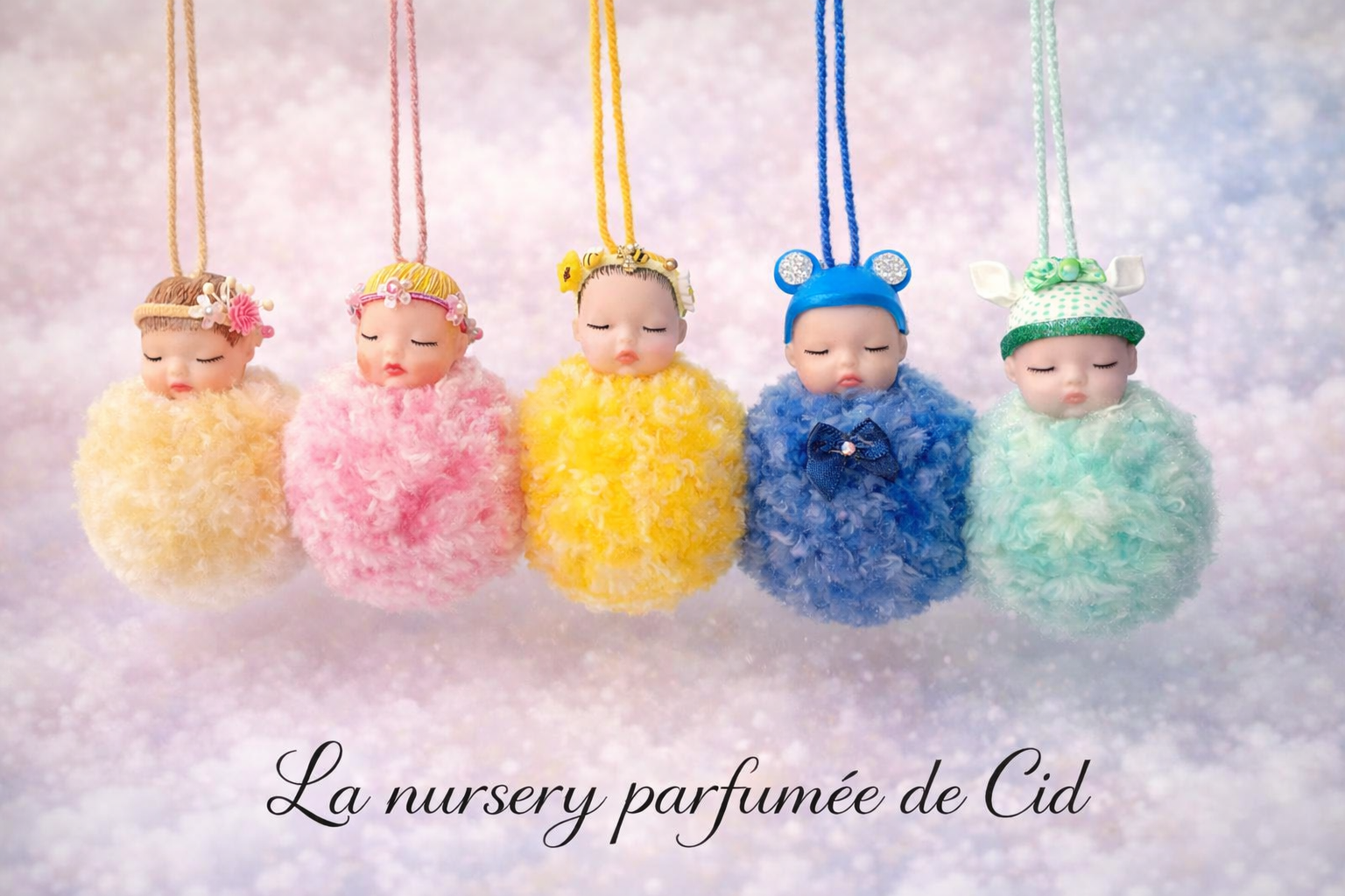 Les Poupons parfumés de Cid ( temps de confection 3 jours avant expédition)