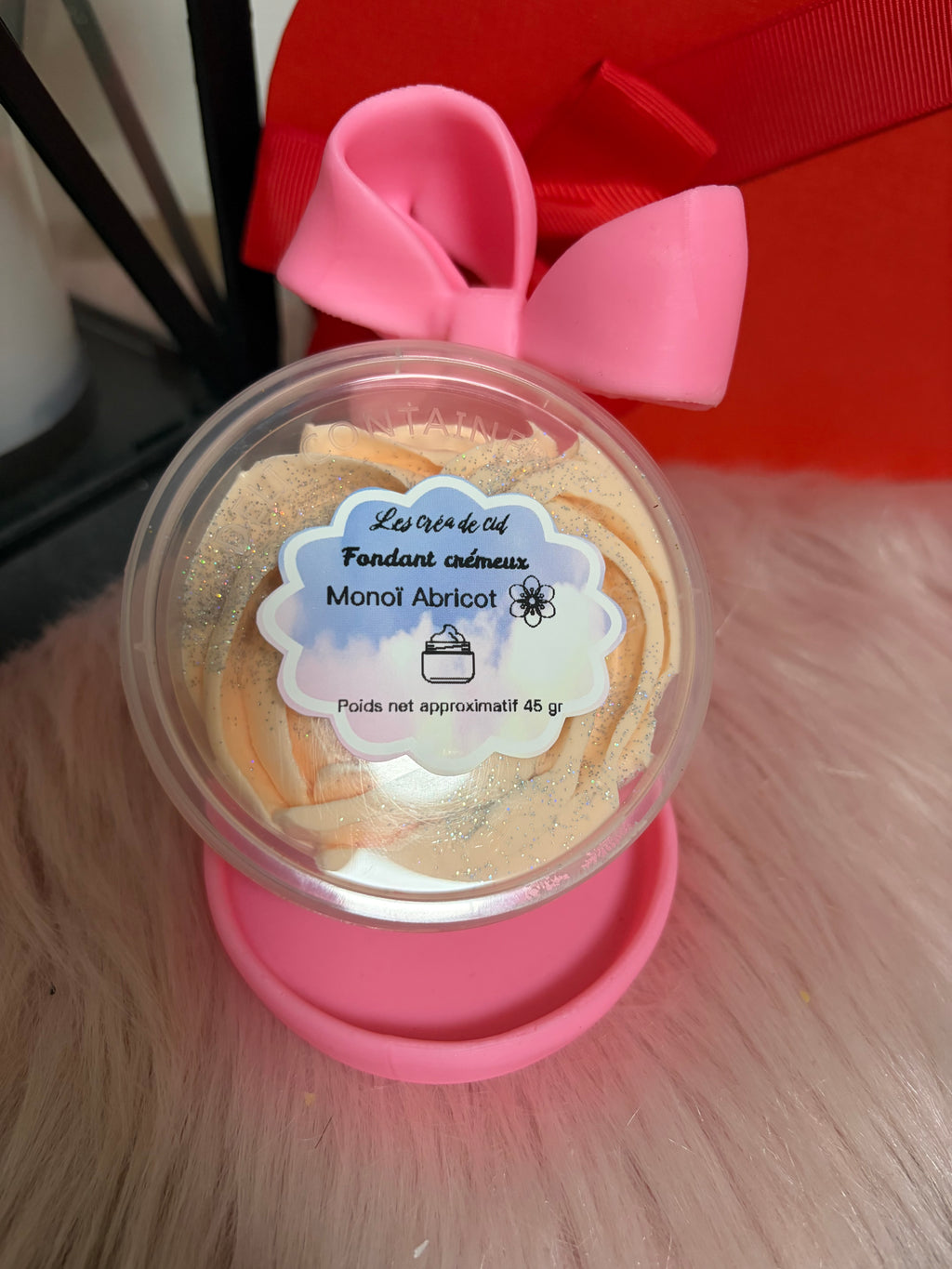 Fondant crémeux Monoï abricot