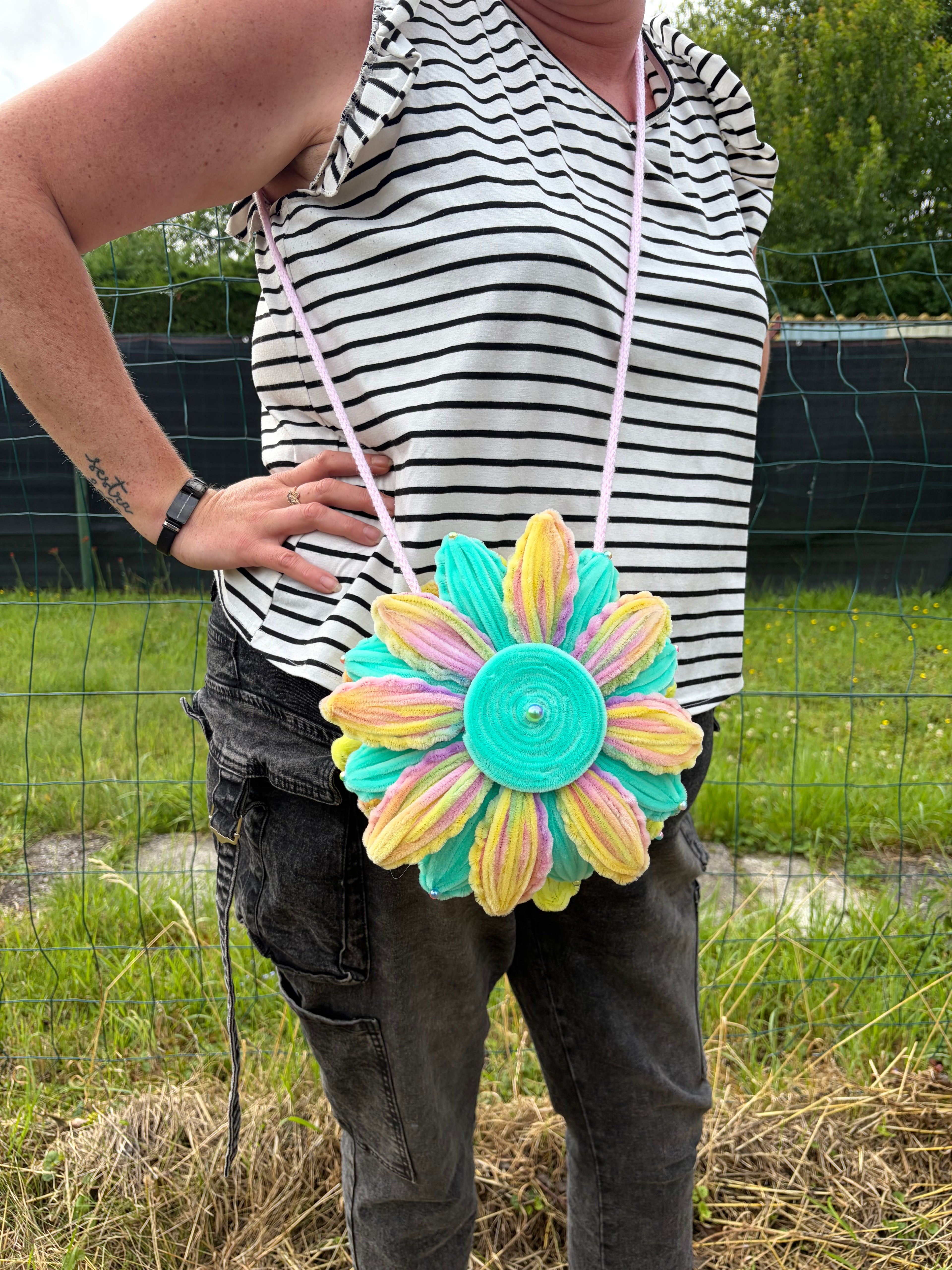 Sac en forme de fleur