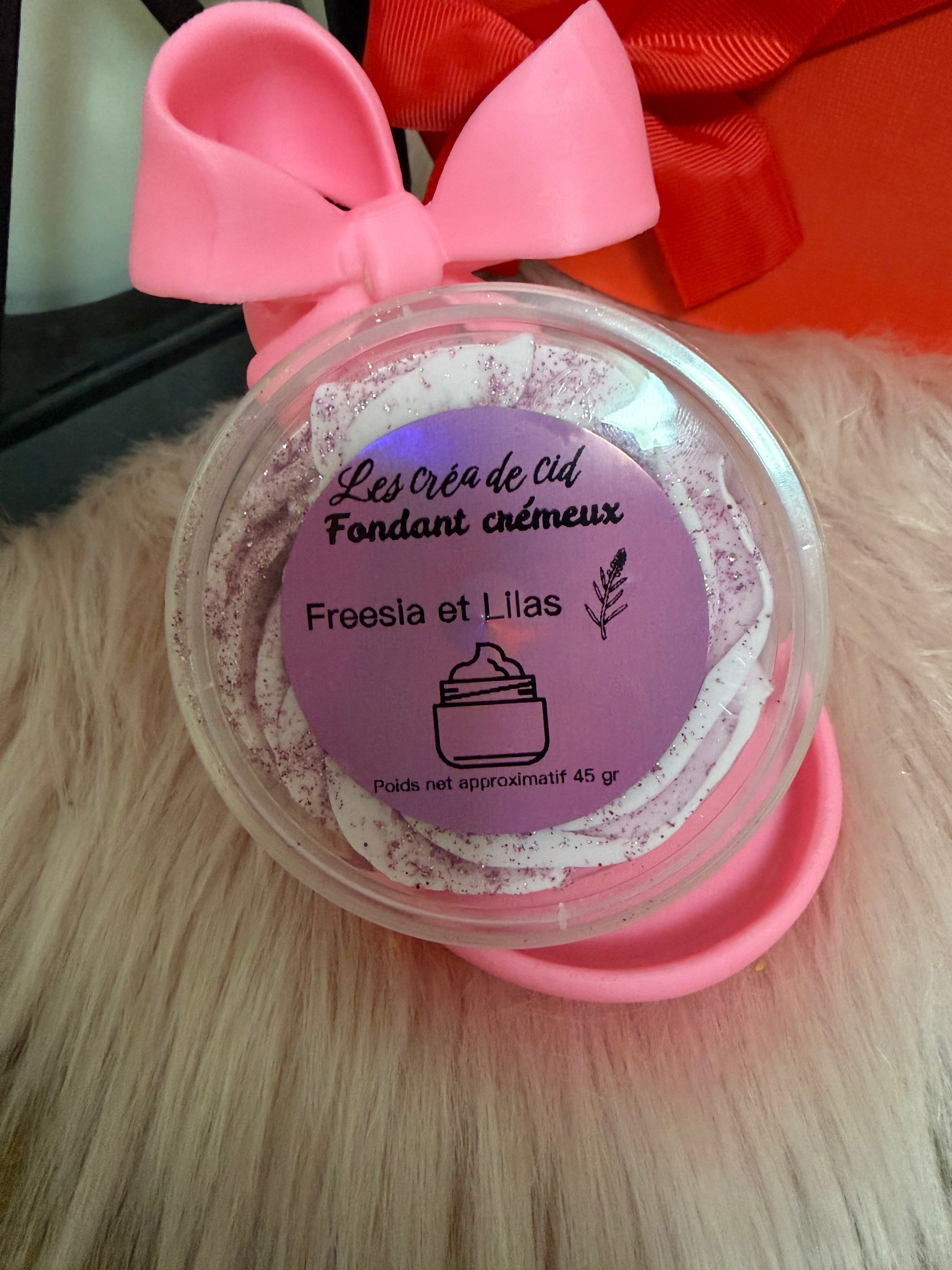 Fondant crémeux Lilas Fressia