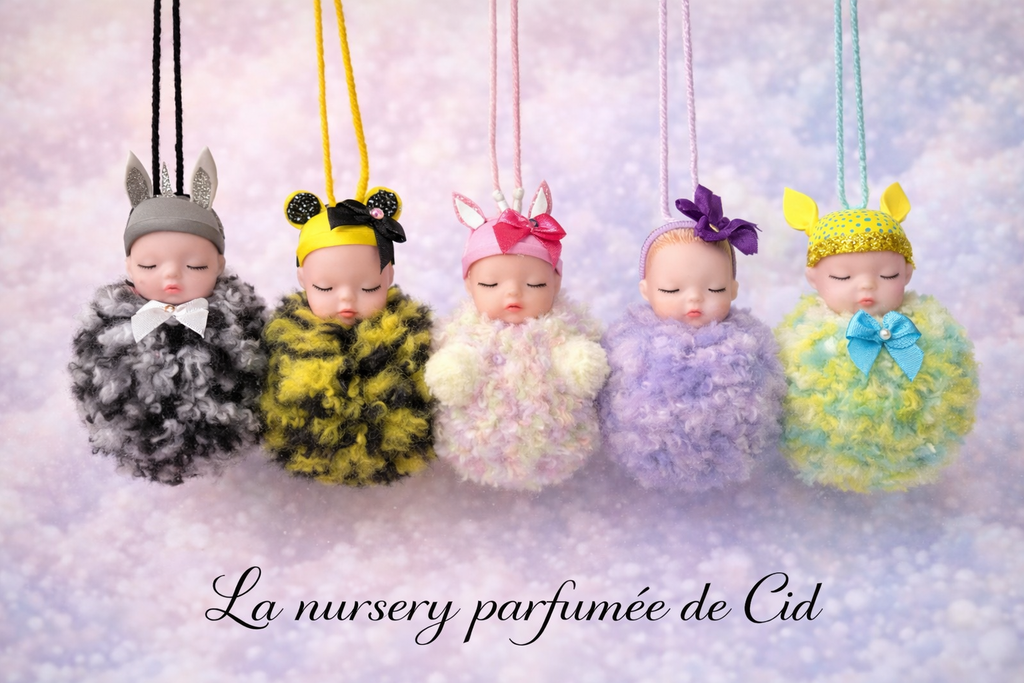 Les Poupons parfumés de Cid ( temps de confection 3 jours avant expédition)