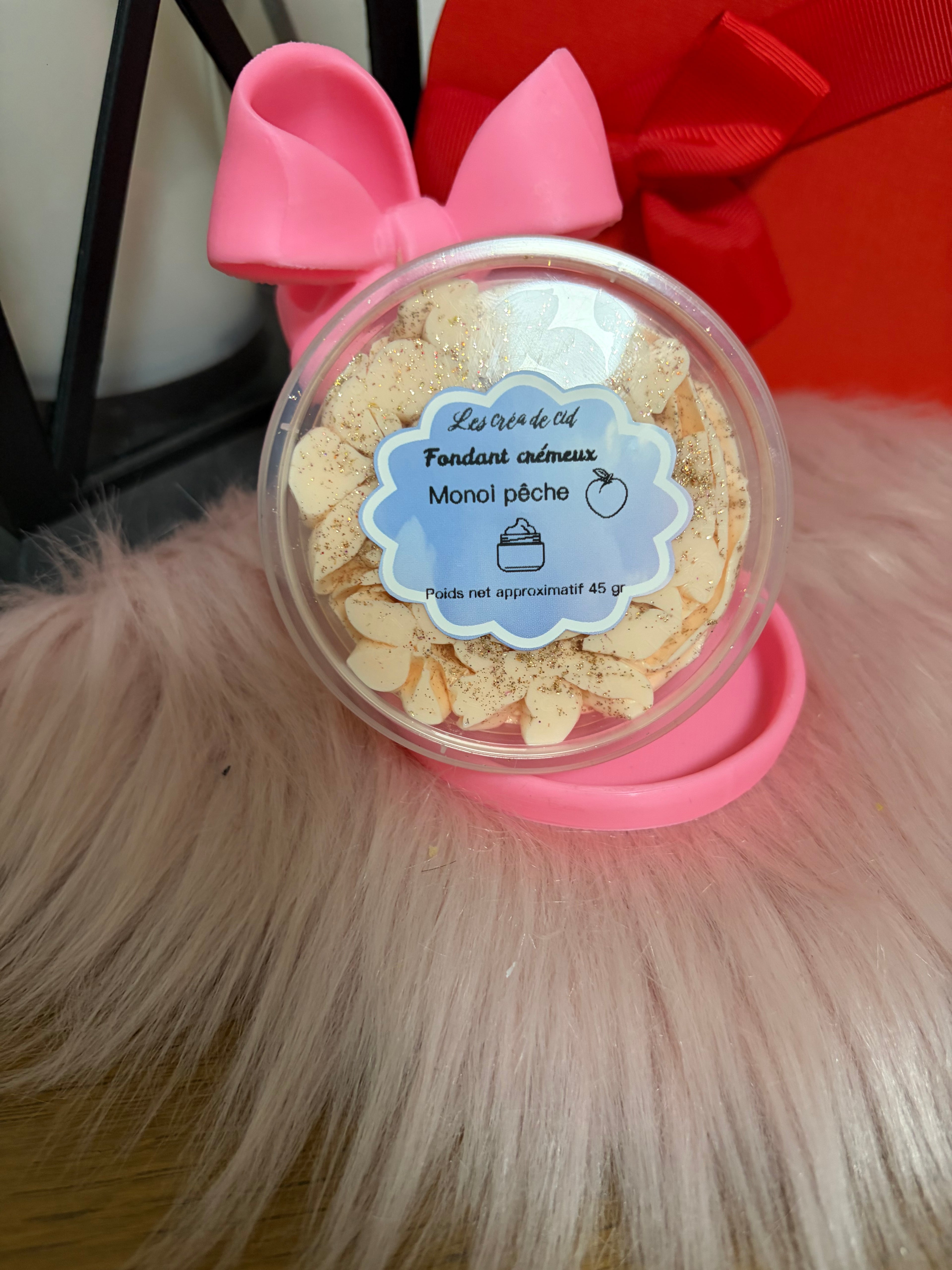 Fondant crémeux Monoï pêche
