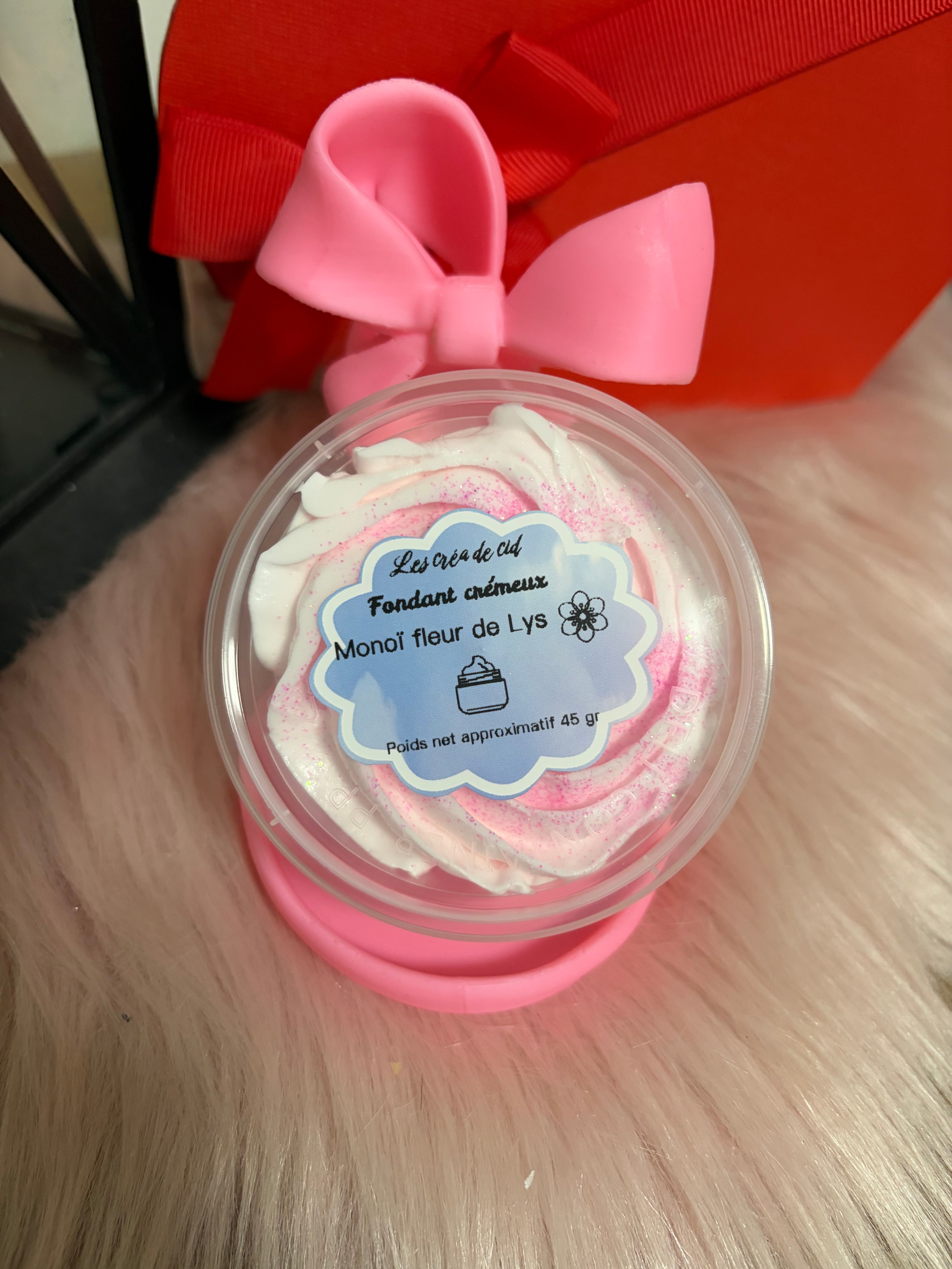 Fondant crémeux Monoï fleur de lys