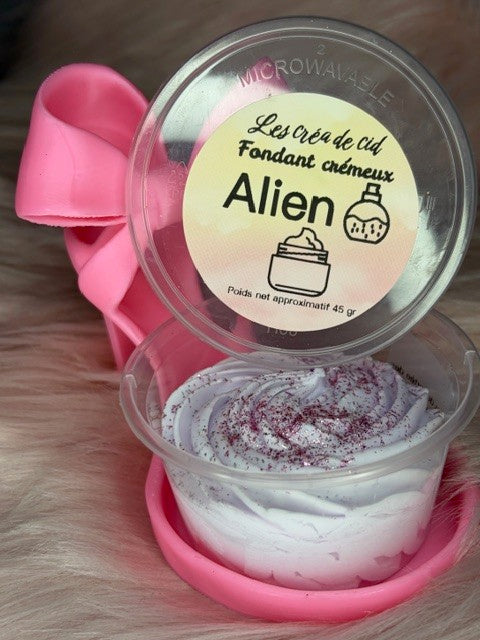 fondant crémeux type Alien