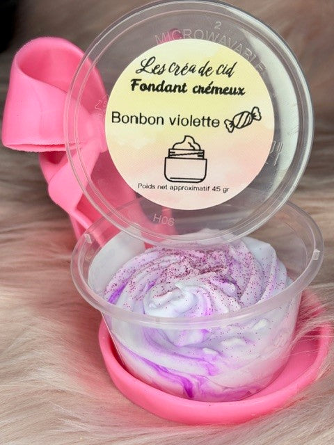 fondant crémeux Bonbon Violette