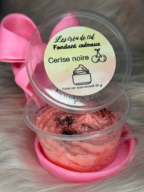 fondant crémeux Cerise noire