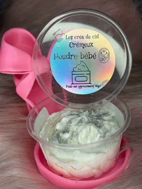 fondant crémeux poudre bébé
